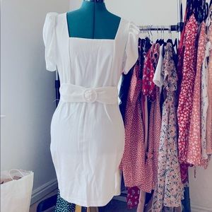 Elegant in White Dress